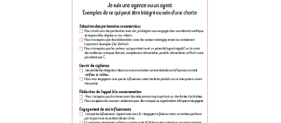 Check-list charte