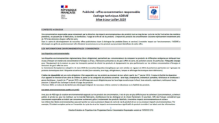 Cahier des charges ADEME informations environnementales et sanitaires juillet 2023