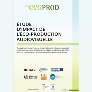 Etude d'impact de l'éco-production audiovisuelle