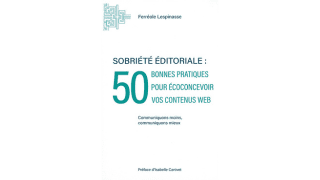 Livre Ferréole Lespinasse : 50 Bonnes pratiques pour écoconcevoir vos contenus web